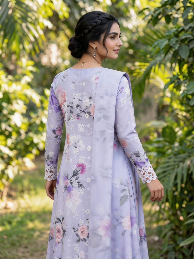 Unstitched 3pc Embroidery + Print Volume 3