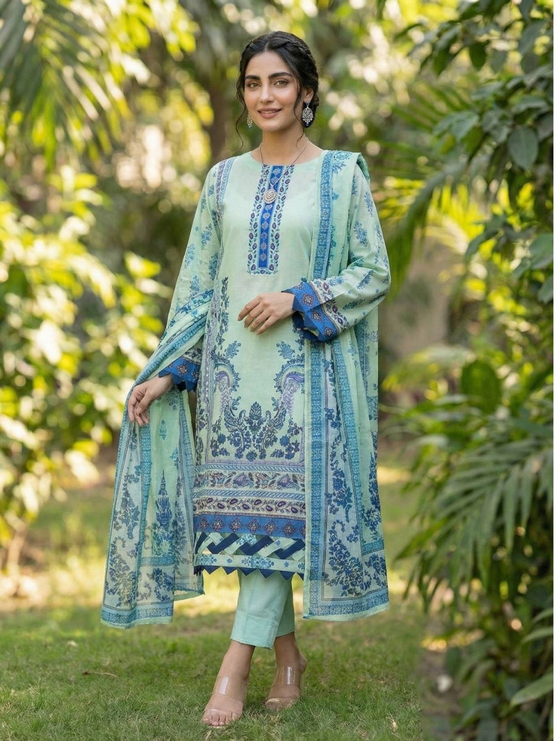 Lawn Unstitched 3pc Volume 2 - Bin Ghani