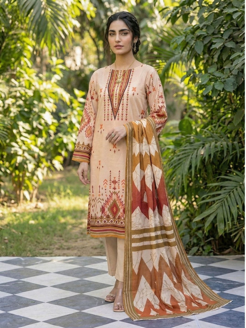 Lawn Unstitched 3pc Volume 2 - Bin Ghani